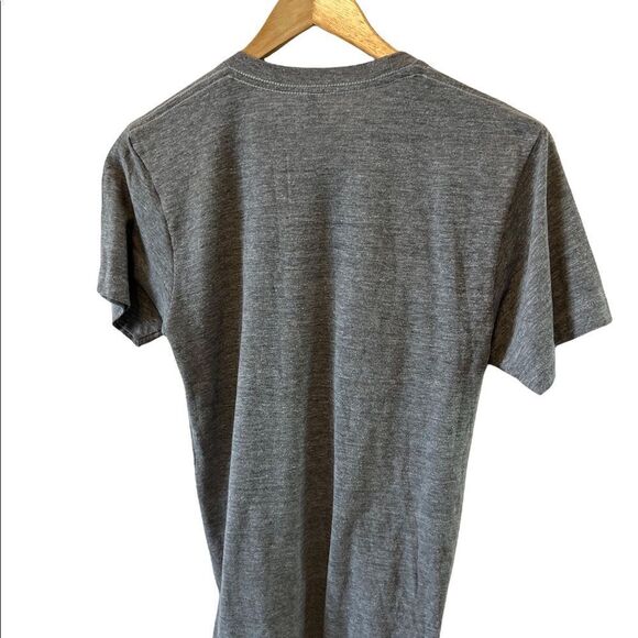 Grey Graphic Short Sleeve Loose Fit Tee Shirt S - Picture 4 of 8